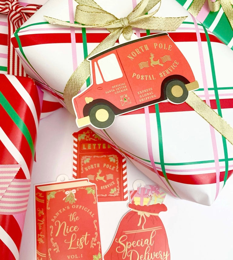 Special Delivery Christmas Gift Tags - Set of 8