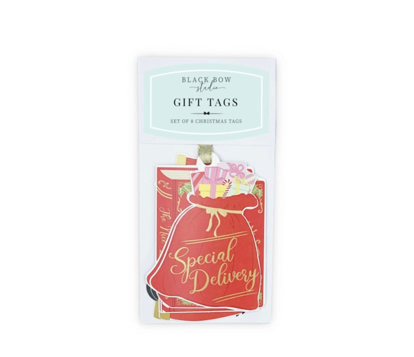 Special Delivery Christmas Gift Tags - Set of 8