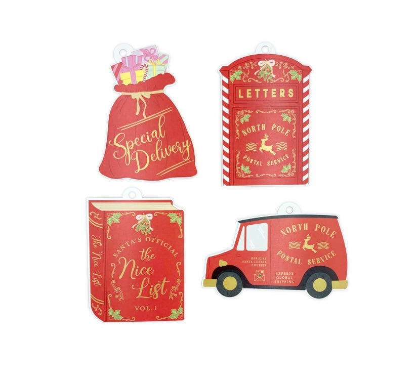 Special Delivery Christmas Gift Tags - Set of 8