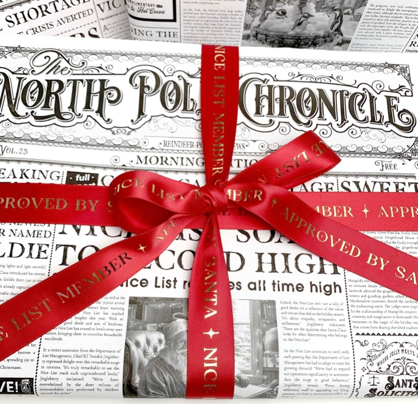 Christmas Newspaper Wrapping Paper