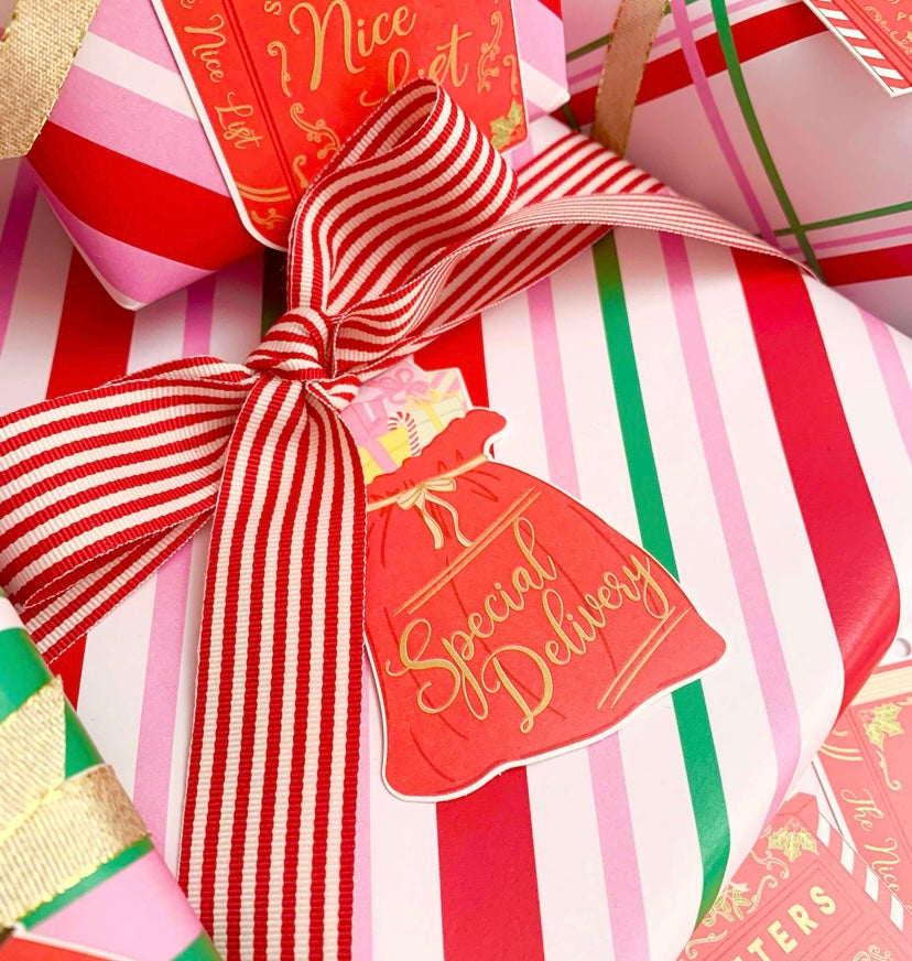 Special Delivery Christmas Gift Tags - Set of 8